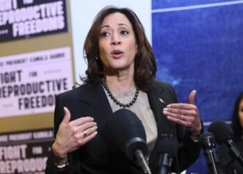 ‘Everything is at stake’ for reproductive rights in 2024, Kamala Harris says as Biden-Trump debate nears
