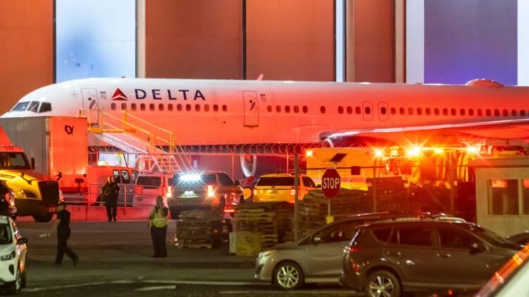 Two workers killed and a third injured in an explosion at a Delta Air Lines facility in Atlanta