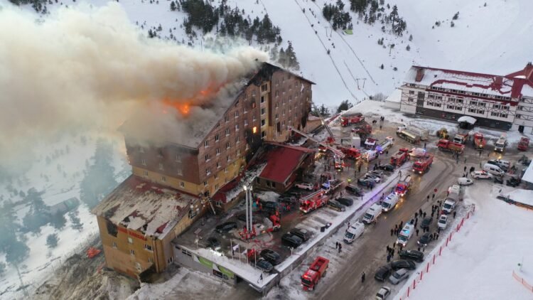 At Least 66 Dead, 51 Injured in Devastating Hotel Fire at Turkish Ski Resort