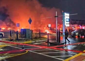 Medical Jet Crashes in Philadelphia, Igniting Homes and Fireball