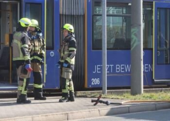 Woman Set on Fire on German Tram; Police Search for Husband