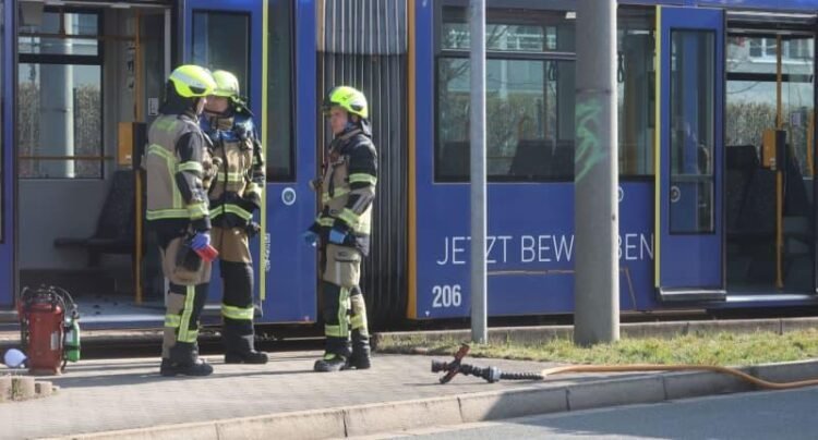 Woman Set on Fire on German Tram; Police Search for Husband