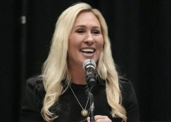 Marjorie Taylor Greene Defends Trump Amid Protests at Georgia Town Hall