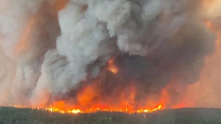 مانیتوبا در محاصره شعله‌ها؛ آتش‌سوزی گسترده، هزاران نفر را آواره کرد