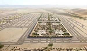 Inside the world's largest airport that's size of 14,000 football fields and costs $30BN