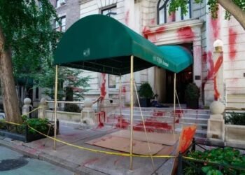 New York Times editor apartment vandalized