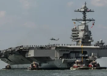 US aircraft carrier