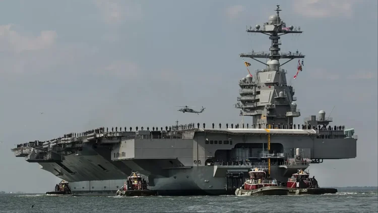 US aircraft carrier