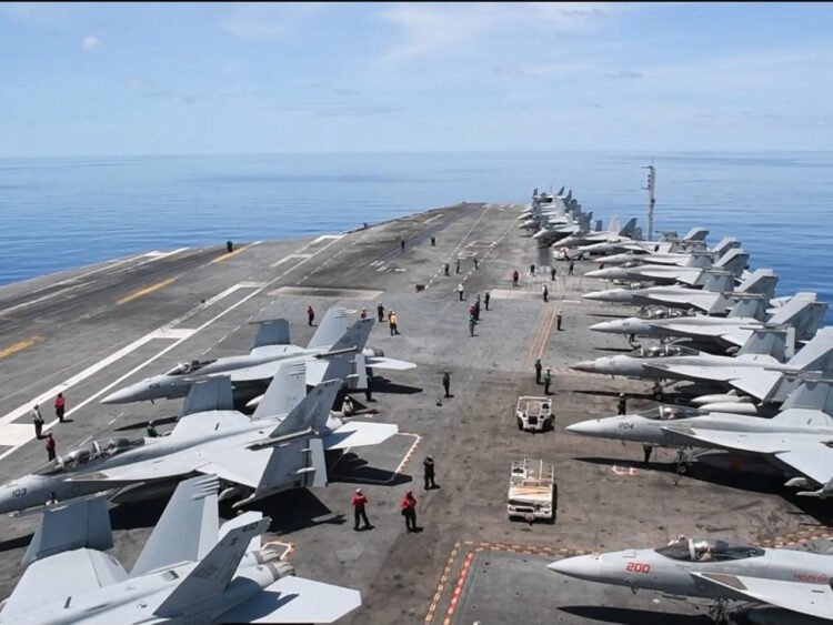 USS Nimitz aircraft crashes
