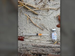 Halifax beach syringes