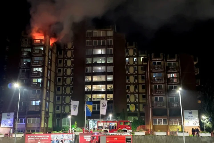 Retirement Home Fire Bosnia