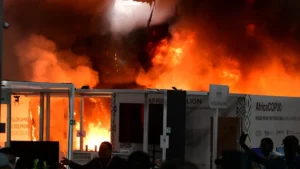 آتش سوزی نشست آب و هوا