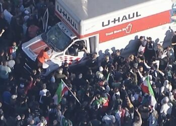 اعتراضات ایرانیان در لس‌آنجلس