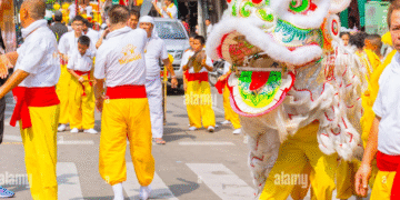 Thai Lion Dance Arrest