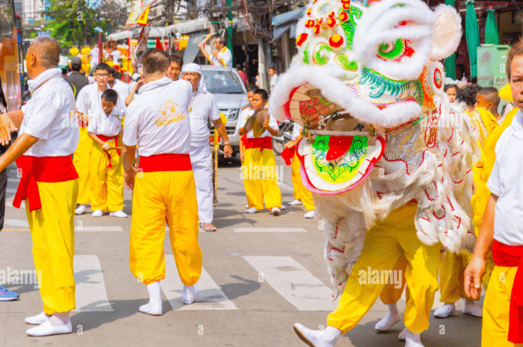 Thai Lion Dance Arrest