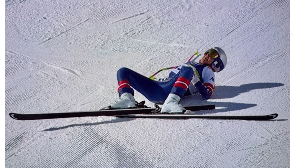 Lindsey Vonn Olympic crash