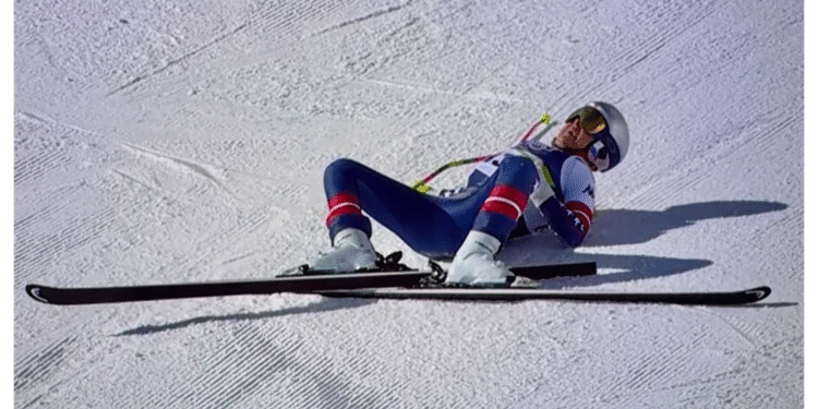 Lindsey Vonn Olympic crash