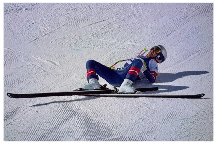 Lindsey Vonn Olympic crash