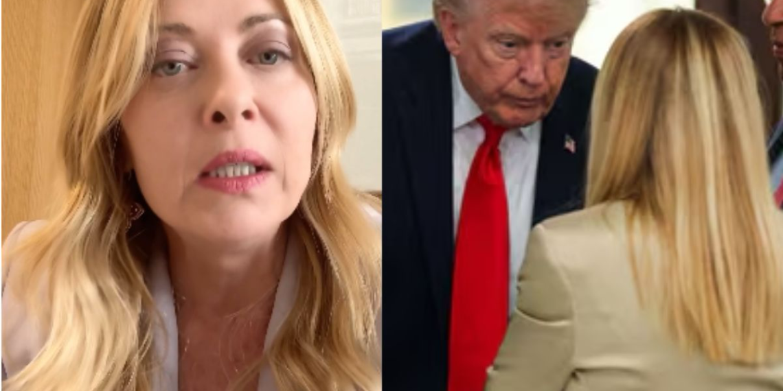 Trump Meloni G7 dispute