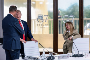 Trump Meloni G7 dispute