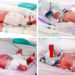 Identical quadruplet girls born