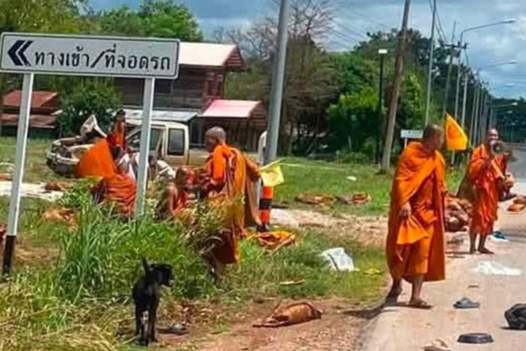 Monks Pilgrimage Crash