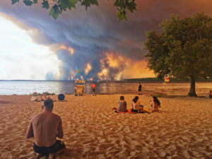 France Wildfire Mass Evacuations