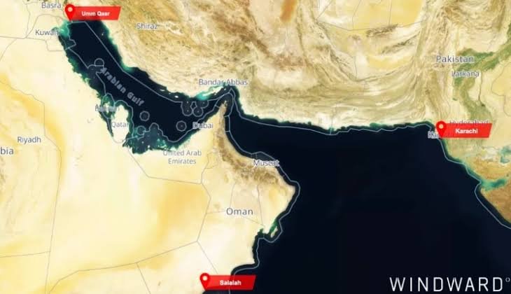 تنگه هرمز کریدور جنوبی