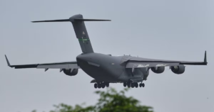 U.S. military plane flew to Moscow