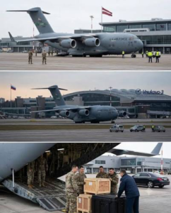 U.S. military plane flew to Moscow