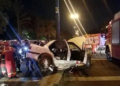 برخورد خودرو با تجمع‌کنندگان در مشهد
