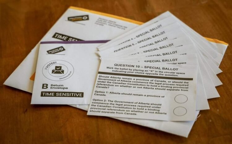 Albertans Face 10 Referendum Questions This October