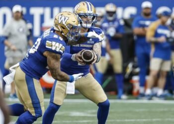 Blue Bombers Start Brown at QB Against Argonauts