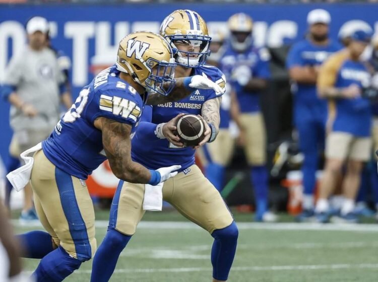 Blue Bombers Start Brown at QB Against Argonauts