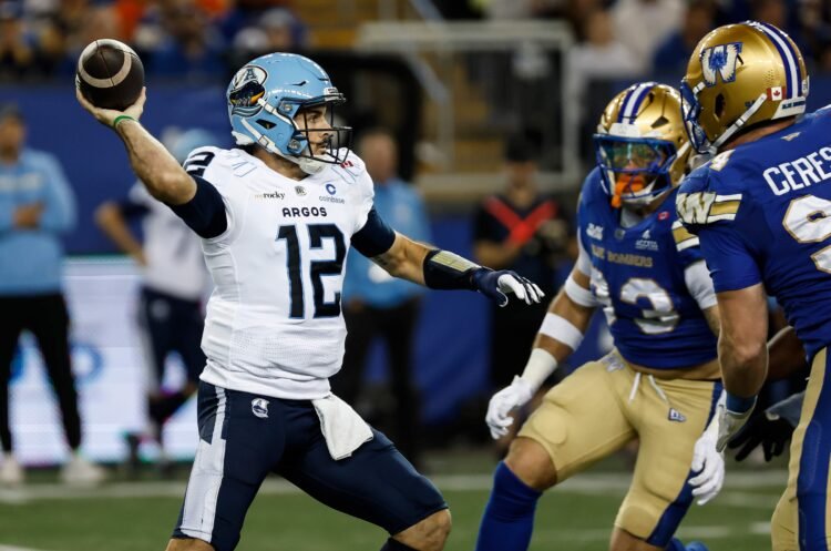 Bombers Fall to Argonauts 30-28 After Strong Start