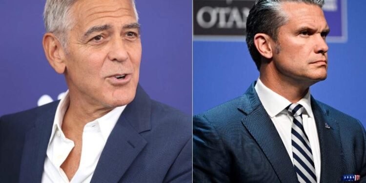 Clooney Criticizes Hegseth Over Canadian Cadet Remarks