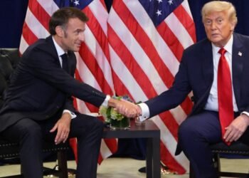 دیدار مکرون و ترامپ درباره تنگه هرمز