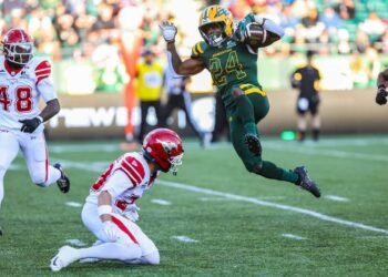 Elks Secure Playoff Berth With Rout of Stampeders
