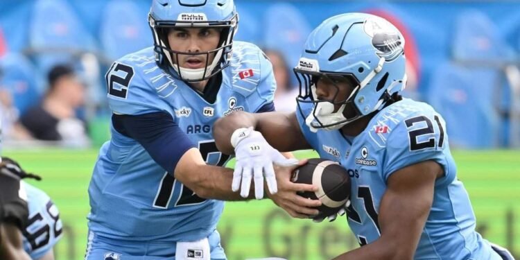 Hajrullahu Kicks Argos Past Redblacks 26-23