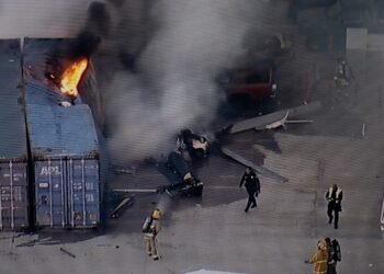 Helicopter Crash Near LA Bus Collision Kills 3