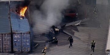 Helicopter Crash Near LA Bus Collision Kills 3
