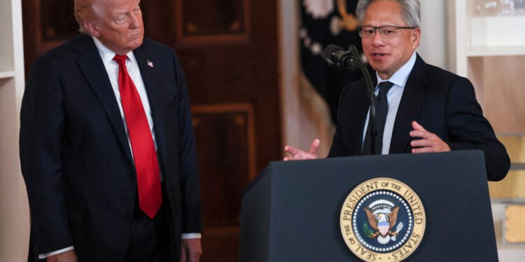 Trump Calls Nvidia CEO During Industry AI Summit