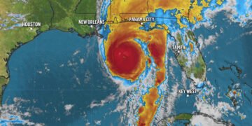Hurricane Isaias Tracks Across the Southern U.S.