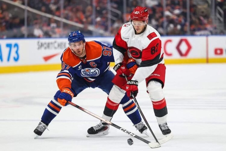 Nugent-Hopkins Clinches Oilers Win in Shootout