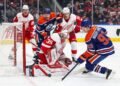 Postava Shines in NHL Debut