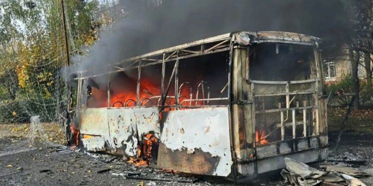 Russia Bus Bomb Kills at Least 30 in Ukraine