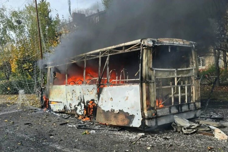 Russia Bus Bomb Kills at Least 30 in Ukraine